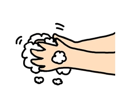 wash outのイラスト